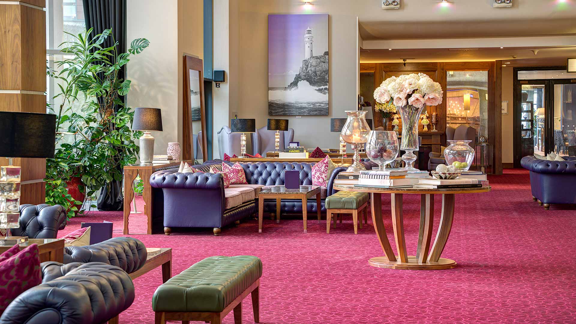Cork International Hotel lobby decor