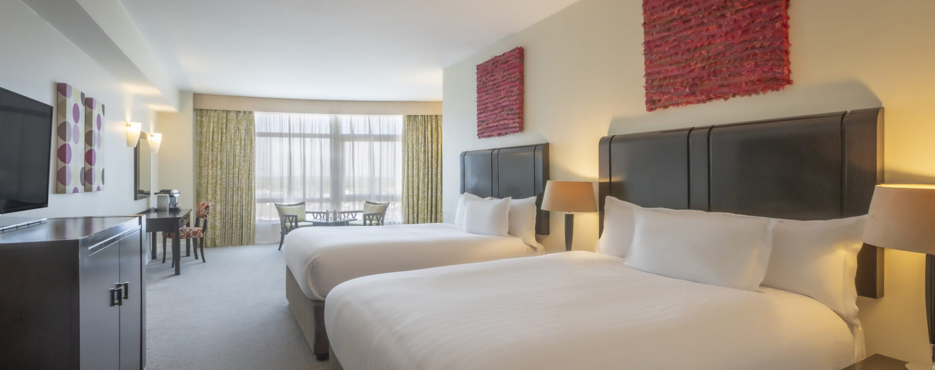 Executive Family bedroom with two double beds at Cork International Hotel
