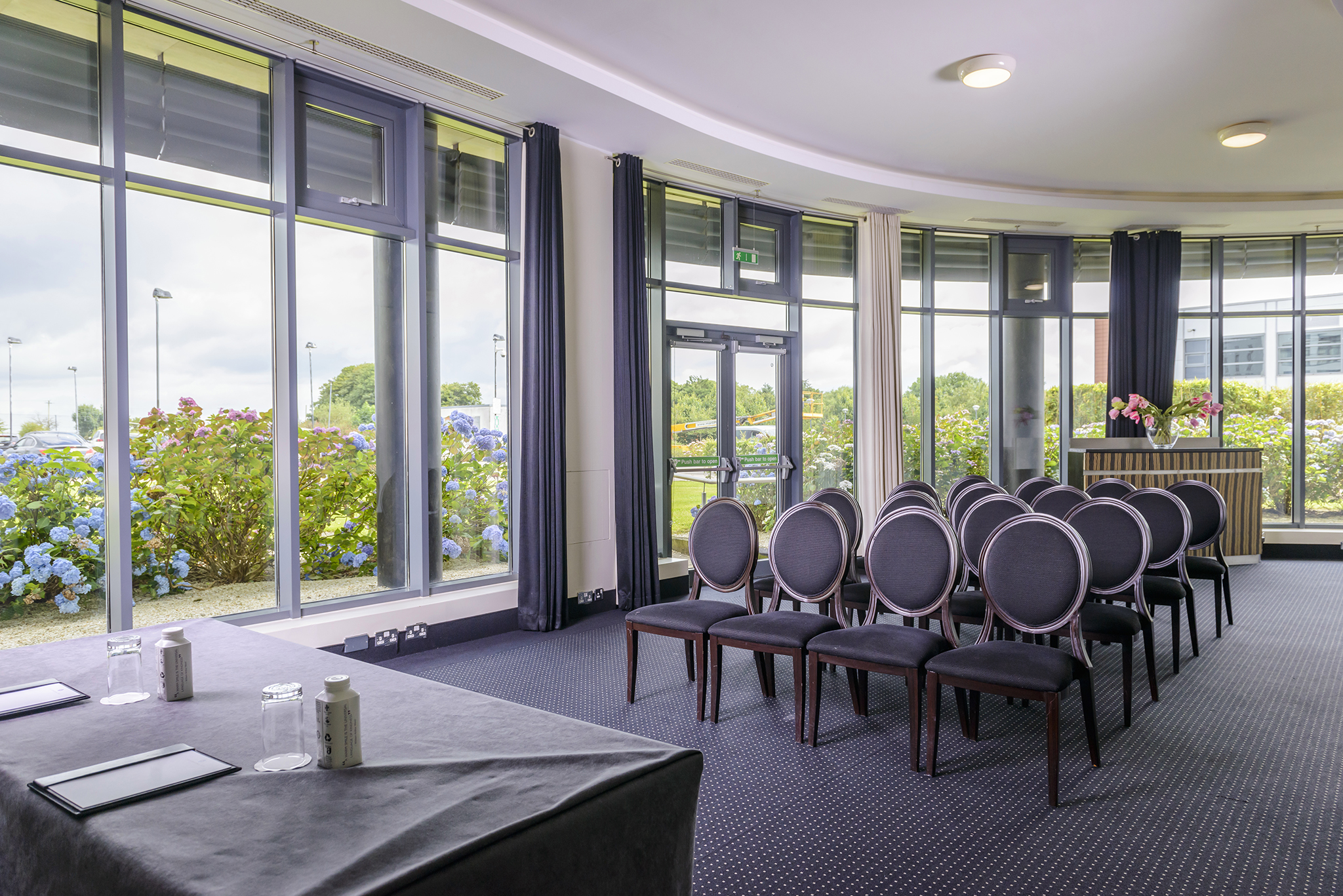 Theatre style meeting with lots of natural daylight at Cork International Hotel