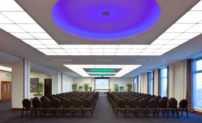 Ballroom theatre style set up at cork International hotel