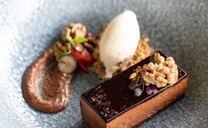 Dessert at The New Yorker Restaurant at Cork International Hotel