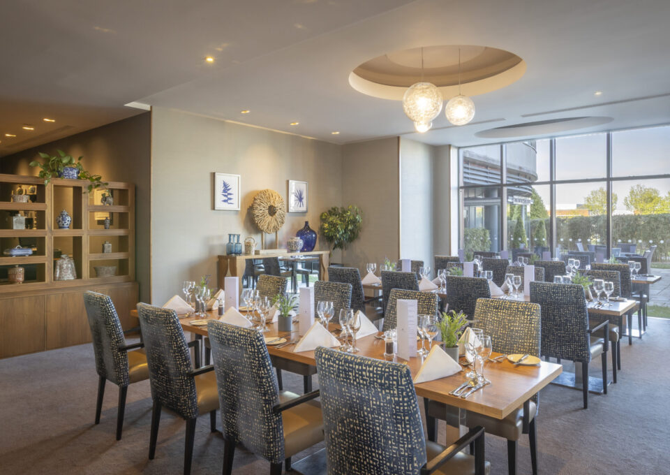 Atlantic Restaurant Set up for a private celebration