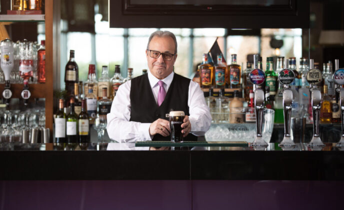 Staff Serving Guinness at Cork International Hotel
