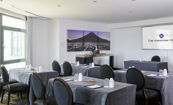 U-shape set up in first floor meeting room at Cork International Hotel