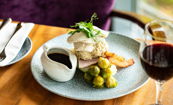 Turkey & Ham for Christmas lunch at Cork International Hotel