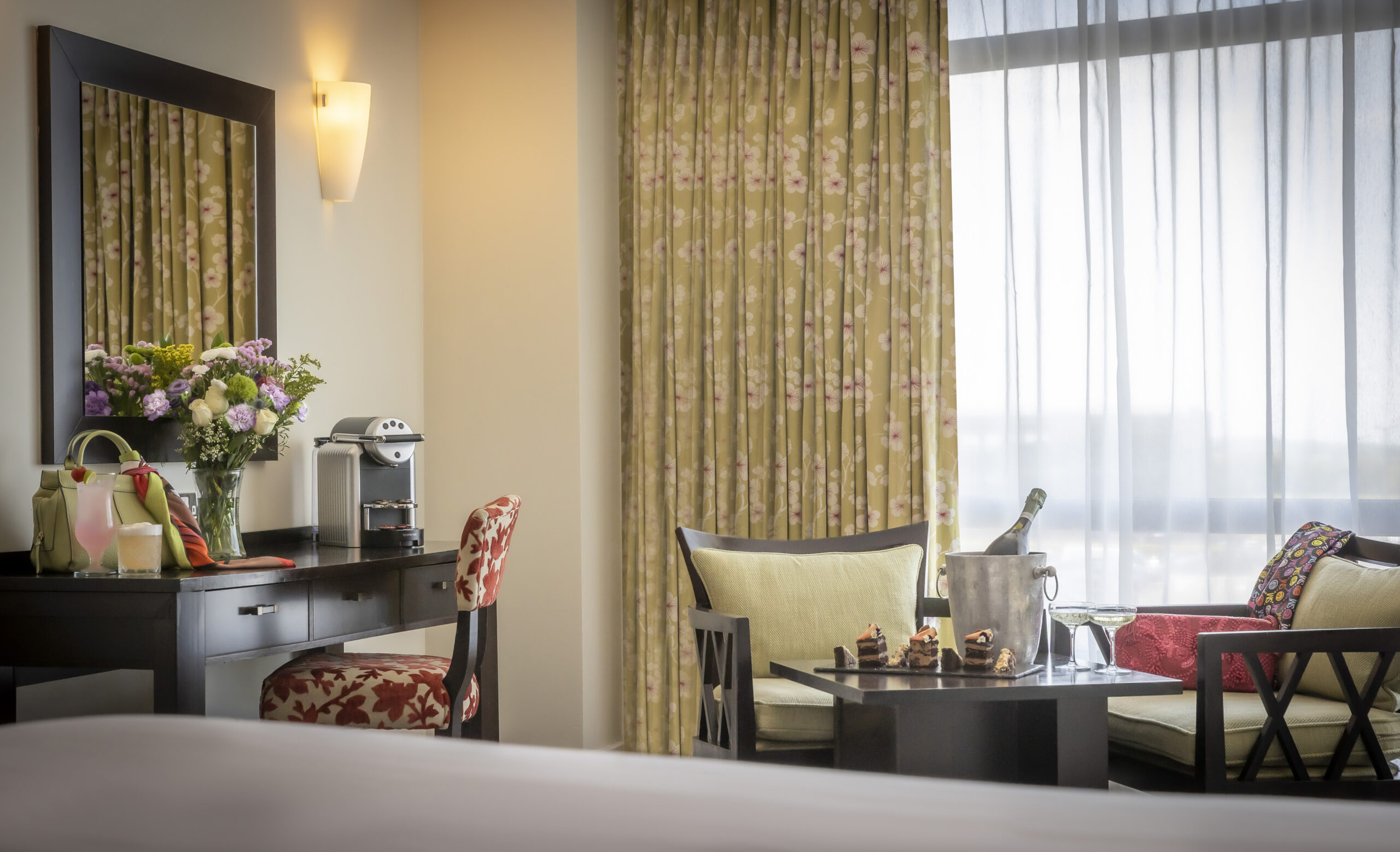 Welcome treats executive bedroom Girls weekend landscape Cork international hotel