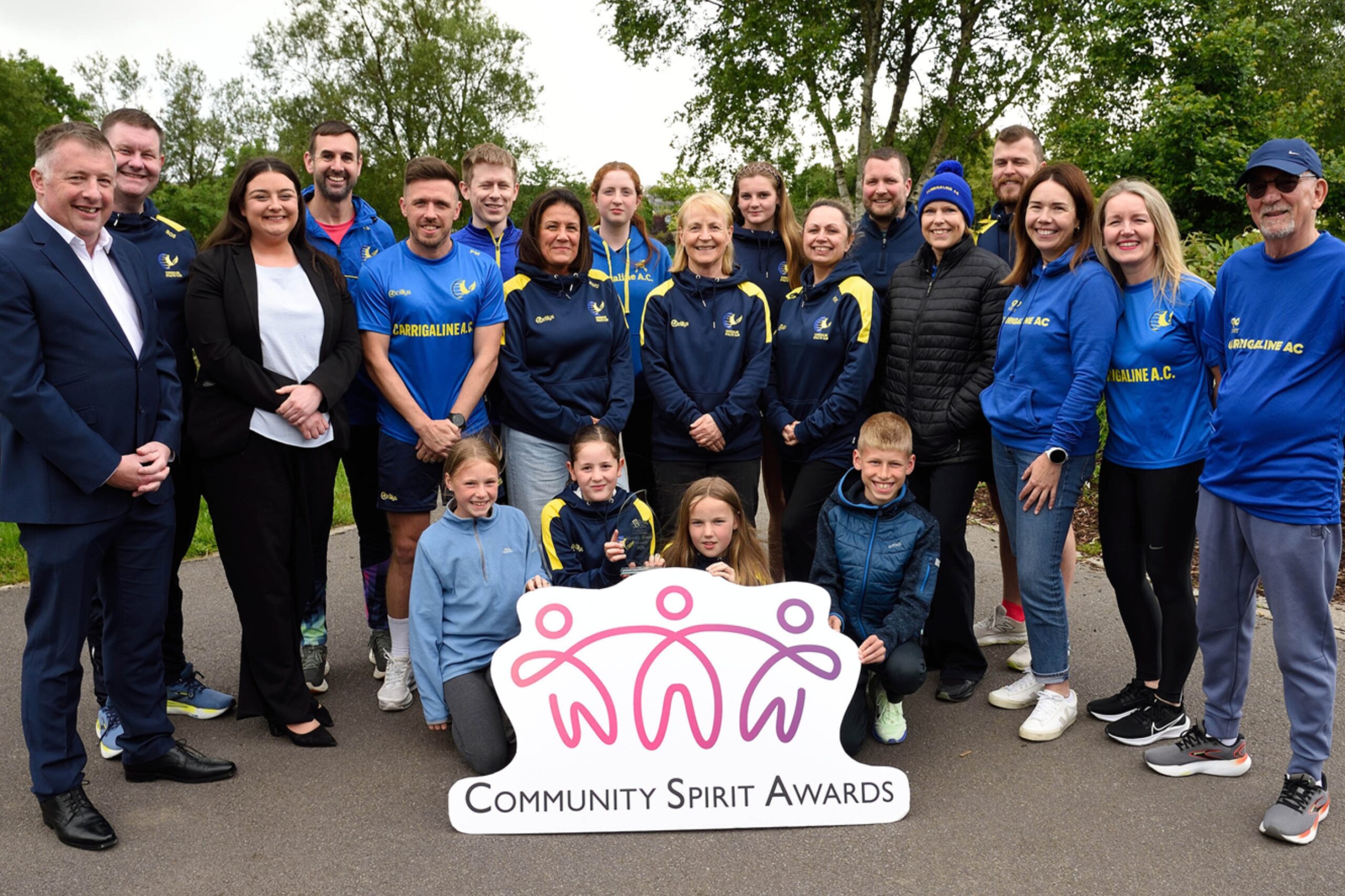AWARD FOR VOLUNTEER WHO RAISED FUNDS FOR CHILDREN WITH ADDITIONAL NEEDS IN RINGASKIDDY Label Landscape