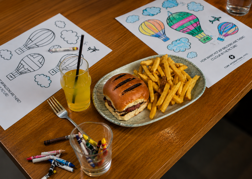 Kids menu